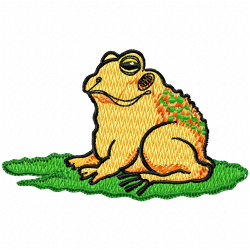 Frogs Embroidery Design 6 Frogs Embroidery Design 6